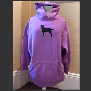 THE BLACK DOG Purple Hoodie, Sz. XL